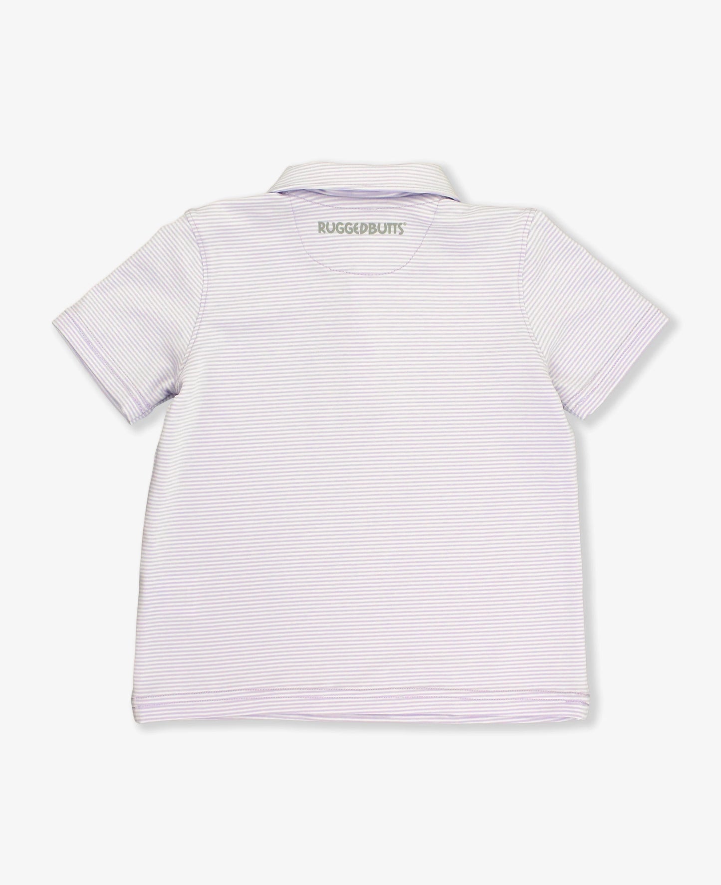 Lavender Micro Stripe Knit Performance Polo