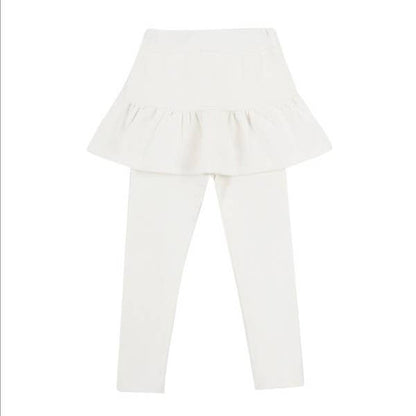 Ivory Skirted Leggings