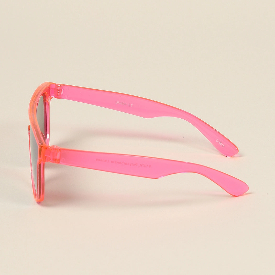 Square Frame Metallic Sunglasses