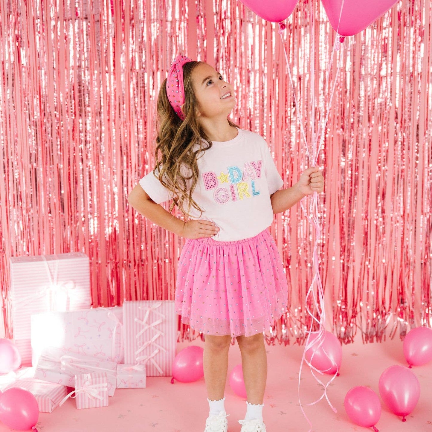 Birthday Girl Rhinestone Patch T-Shirt (Infant)