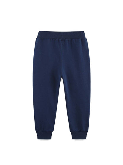 Navy Aircraft Embroidered Jogger
