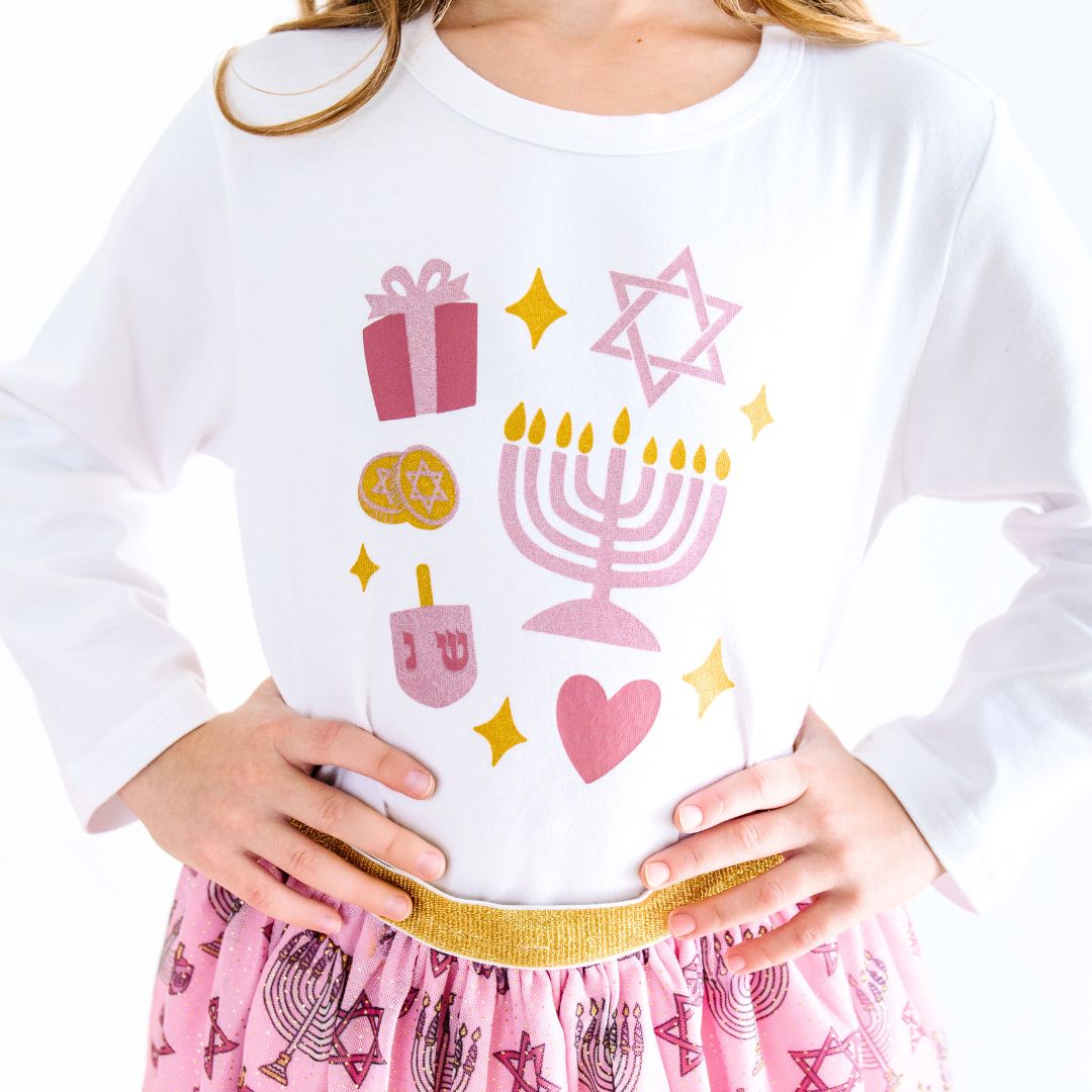 Hanukkah Doodle L/S Shirt