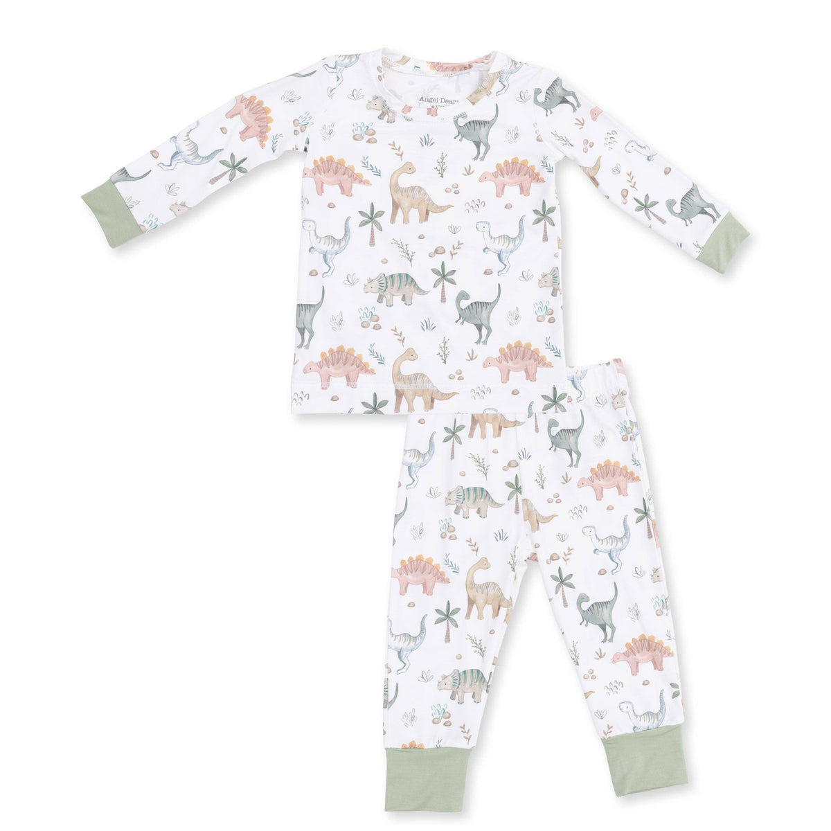 Sweet Baby Dinos Bamboo Pajama Set