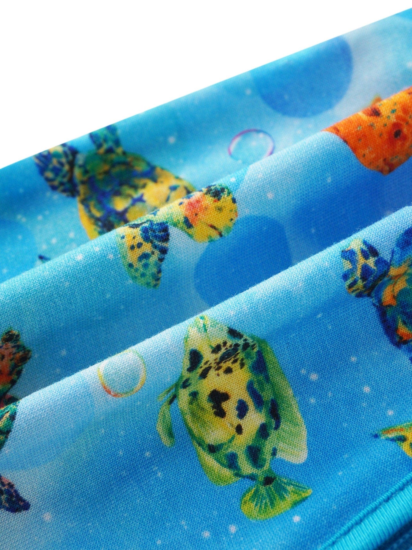 PoshTOT Sea Turtle Bamboo Convertible Zip Romper