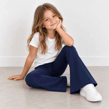 Academy Navy Bamboo Flare Legging
