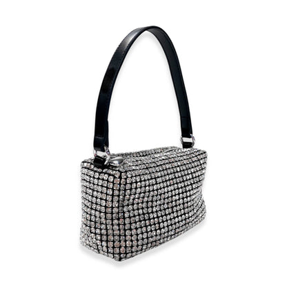 Silver Crystal Purse