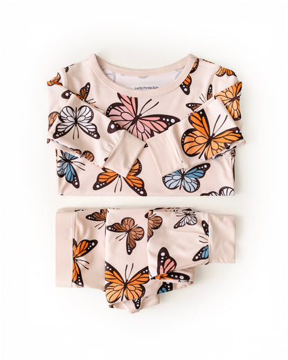 Butterflies Bamboo Two Piece Set
