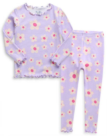 Purple Blooming Modal Pajama Set
