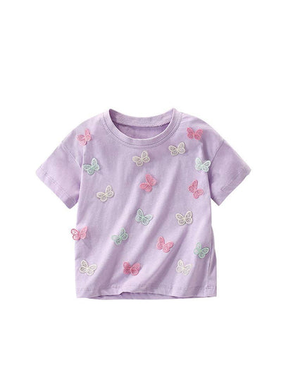 3D Butterfly Lilac Tee