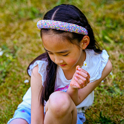 Chunky Sequin Multicolor Headband