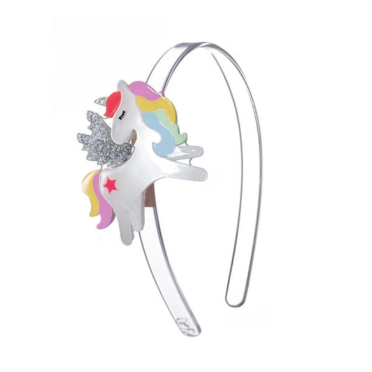 Pastel Shades Unicorn Acrylic Headband