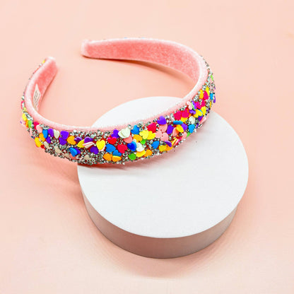 Heart Confetti Headband