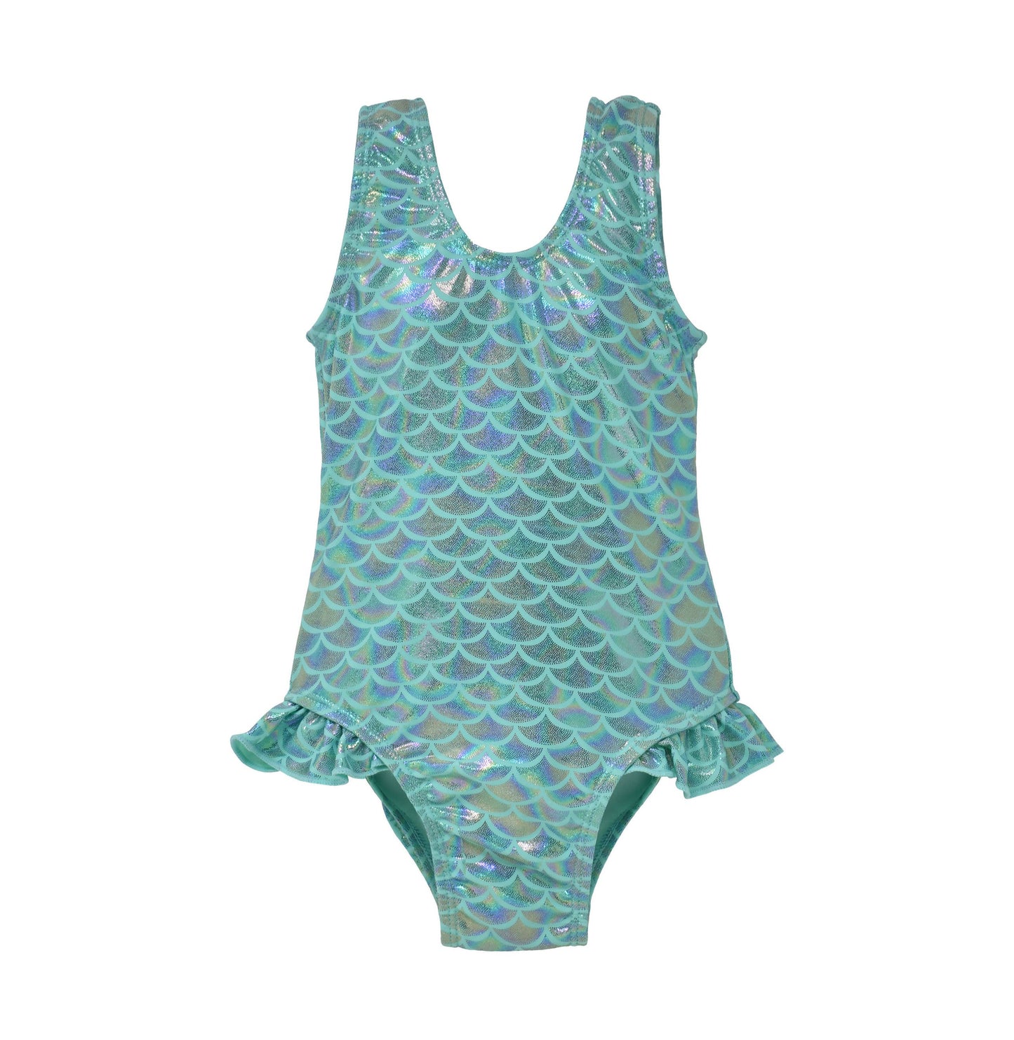 Fairy Tale Scales Hip Ruffle Swimsuit