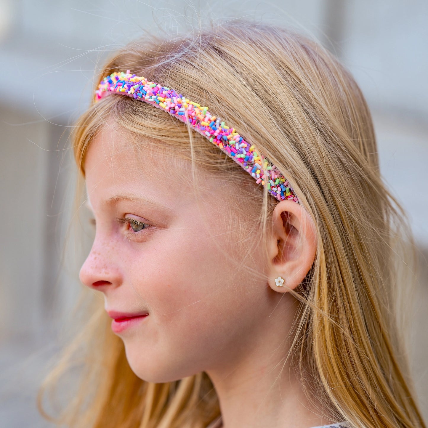 Rainbow Sprinkles Thin Headband