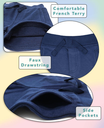 French Terry Cotton Shorts With Pockets