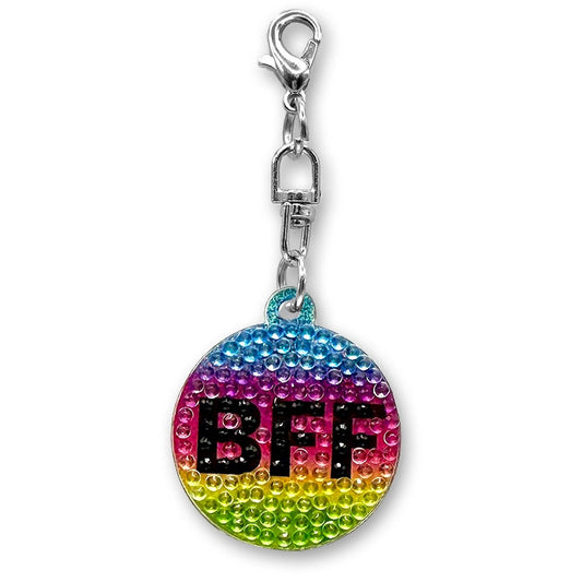 BFF Rhinestone Bag Charm