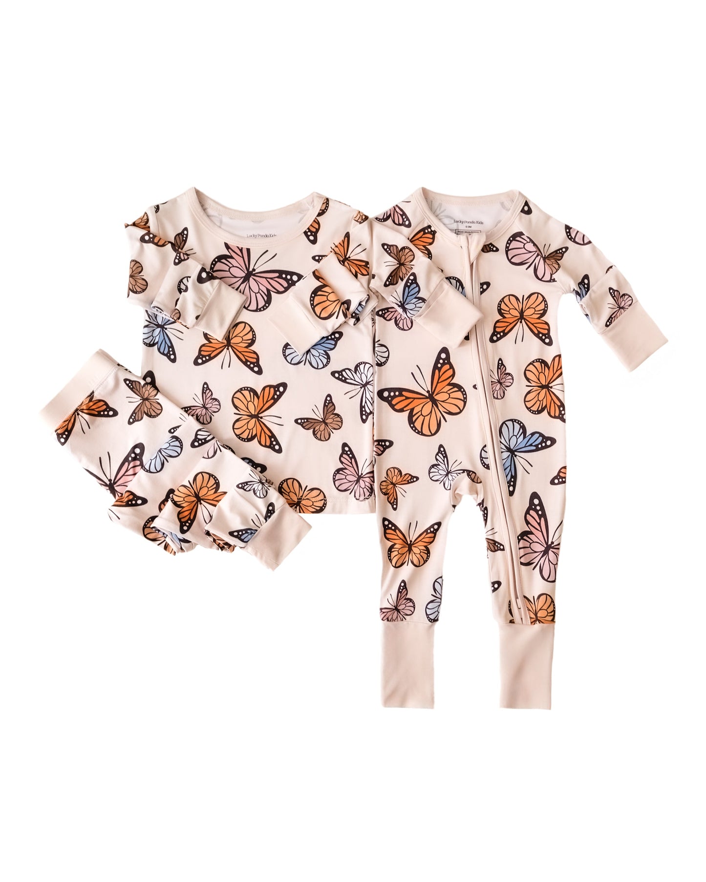Butterflies Bamboo Two Piece Set
