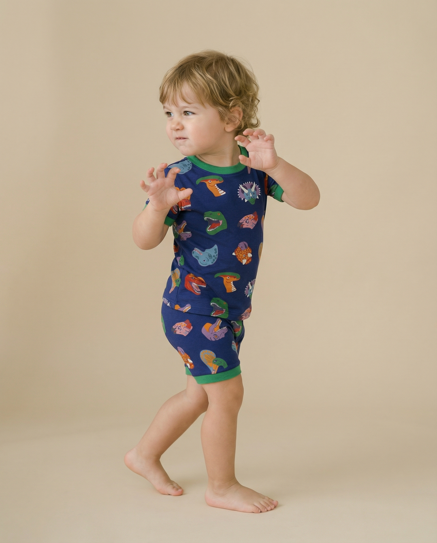 Dino Party S/S Pajama Set