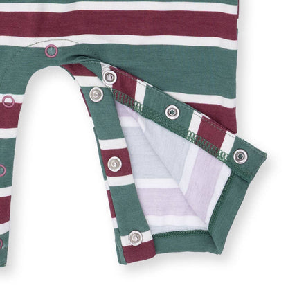 Rugby Stripe Polo Bamboo Romper