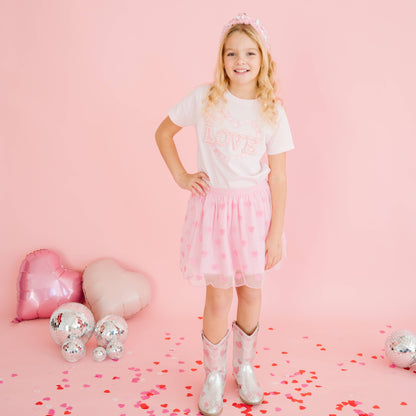 Mini Sequin Hearts Tutu