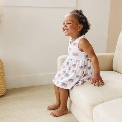 American Flag Bamboo Swing Tunic
