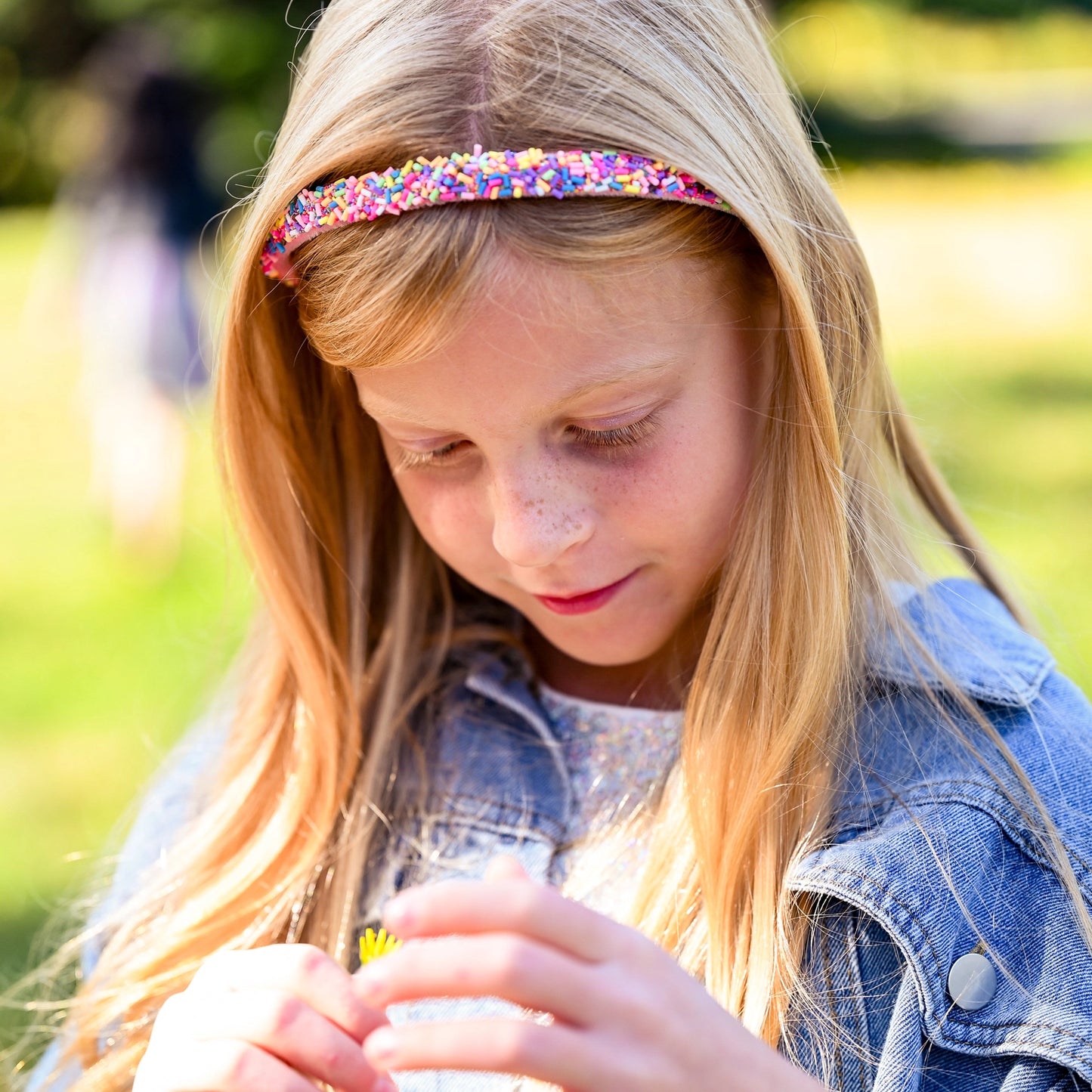 Rainbow Sprinkles Thin Headband