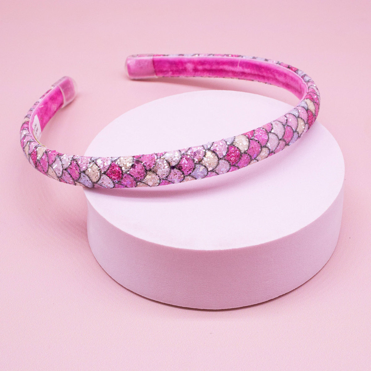 Fuchsia Mermaid Thin Headband