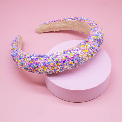 Chunky Sequin Multicolor Headband