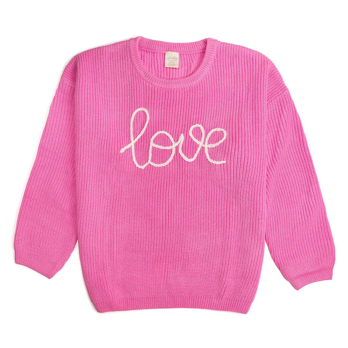 Adult Love Yarn Knit Sweater