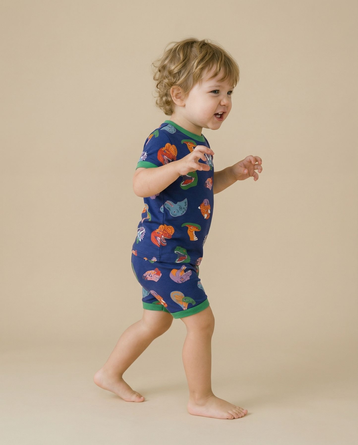 Dino Party S/S Pajama Set