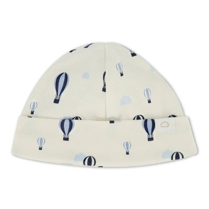 Balloons + Clouds Cotton Footie + Hat Set