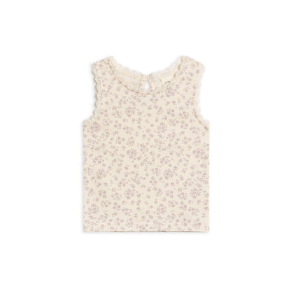 Selene Lace Tank in Maria Floral/Lilla