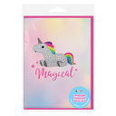 Unicorn Gem Decal Greeting Card