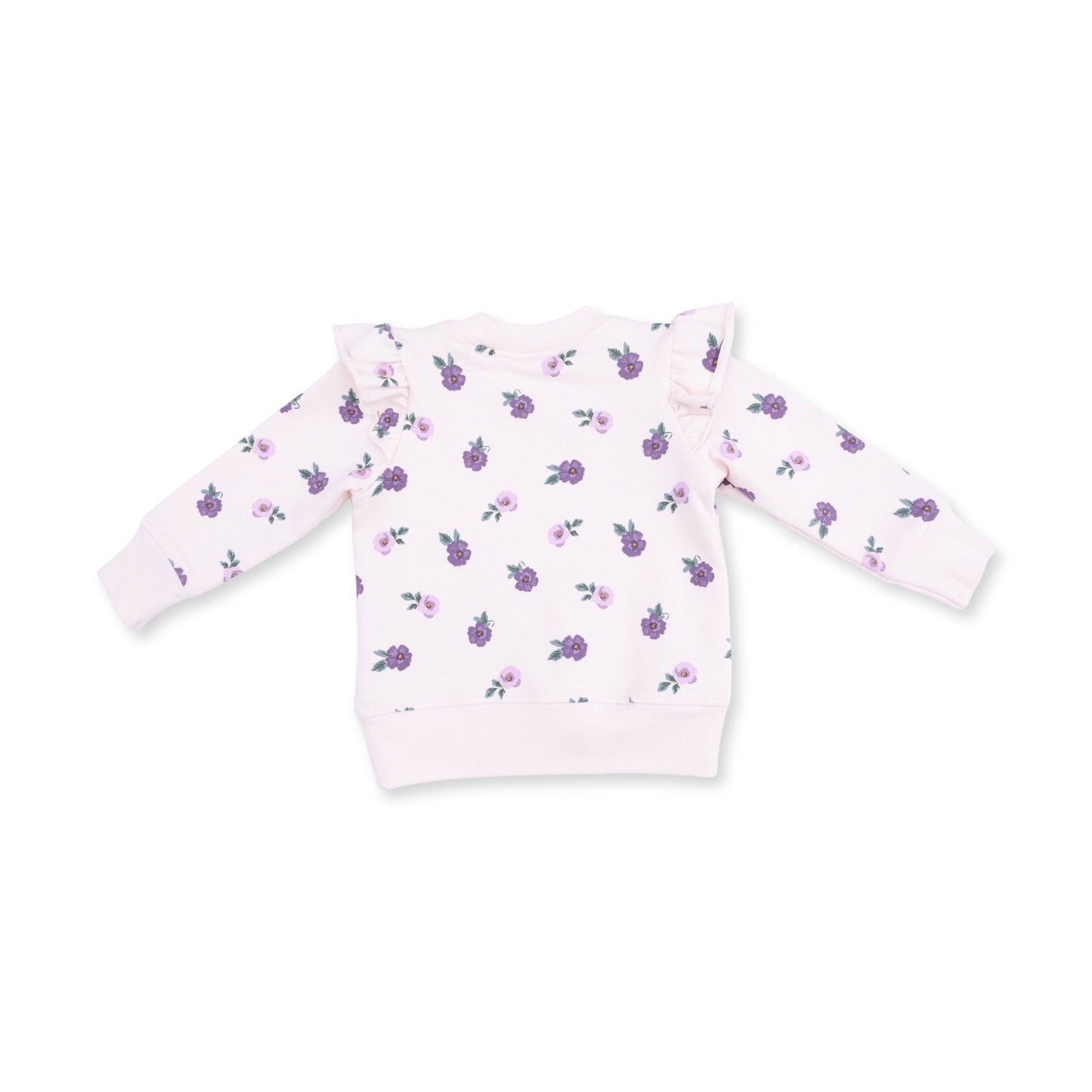 Violetta Floral Ruffle Sweatshirt + Legging Set