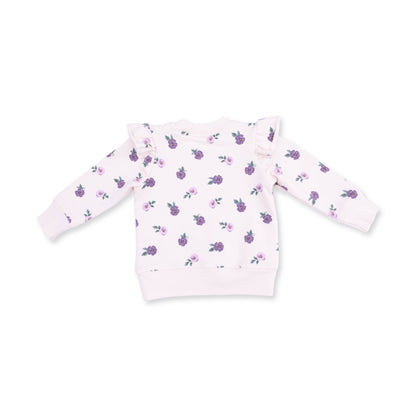 Violetta Floral Ruffle Sweatshirt + Legging Set