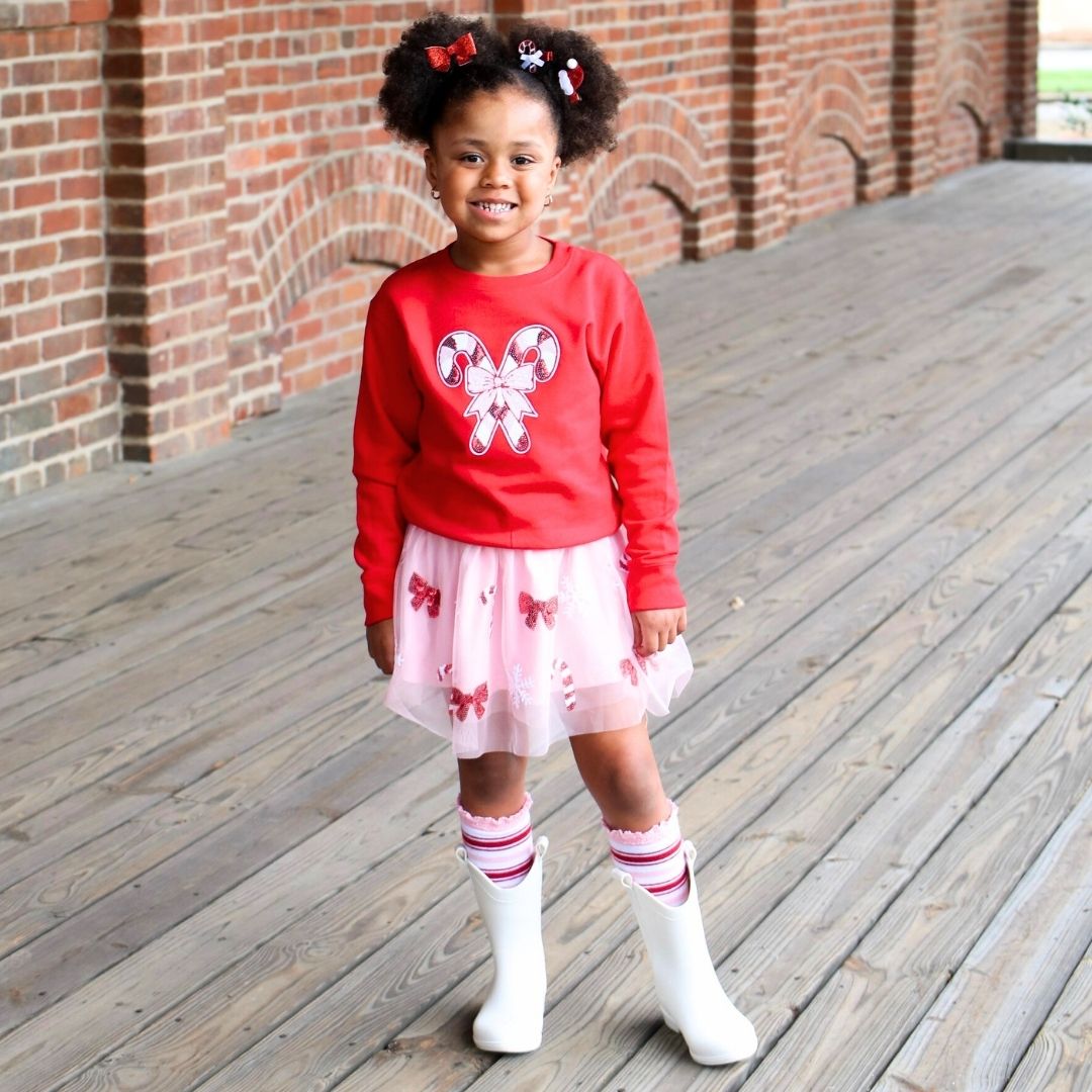 Candy Cane Cutie Sequin Tutu