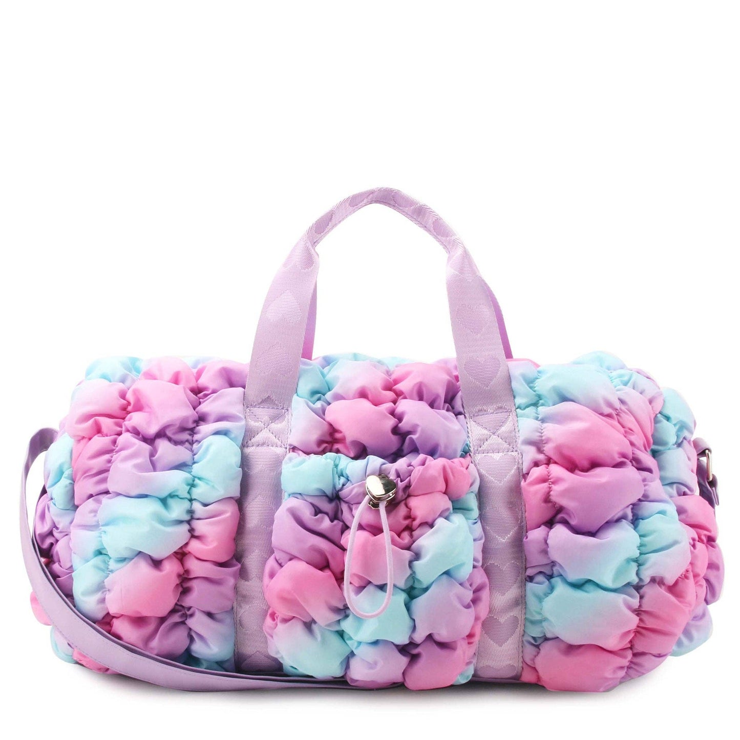 Quilted Scrunchies Ombré Large Duffle Bag