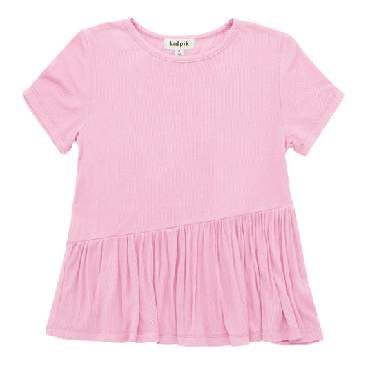 Prism Pink Ribbed Coco Top
