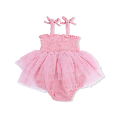 Poignant Pink Muslin Tutu Bubble