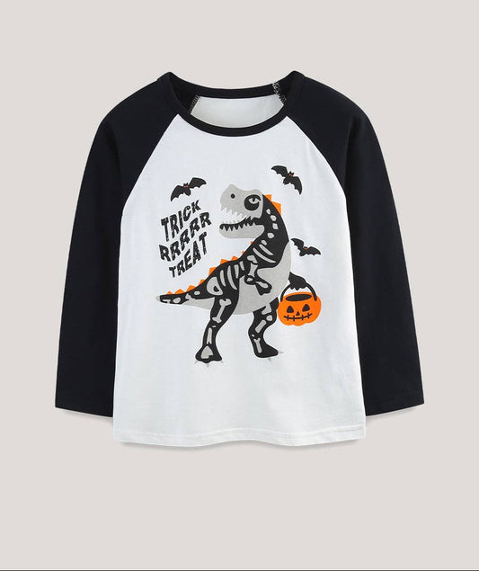 Trick RRRRR Treat Dino L/S Shirt
