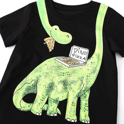 Dino Pizza Tee + Shorts Set