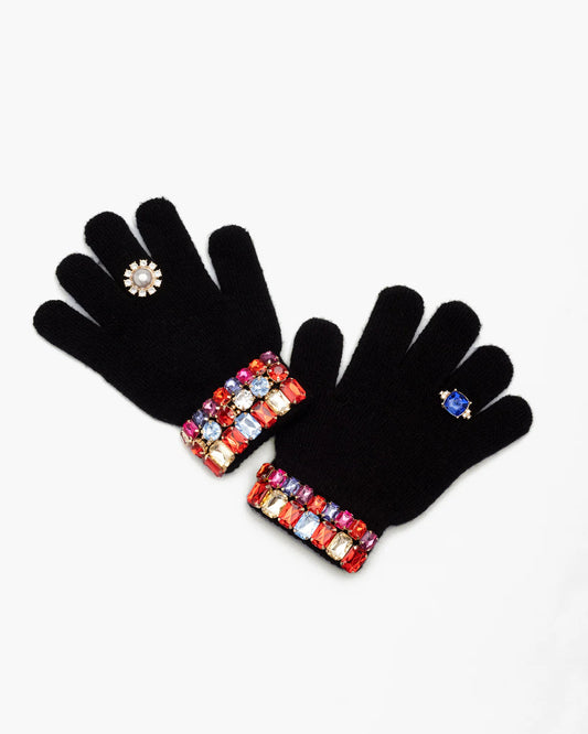 Ice Skating Jeweled Gloves