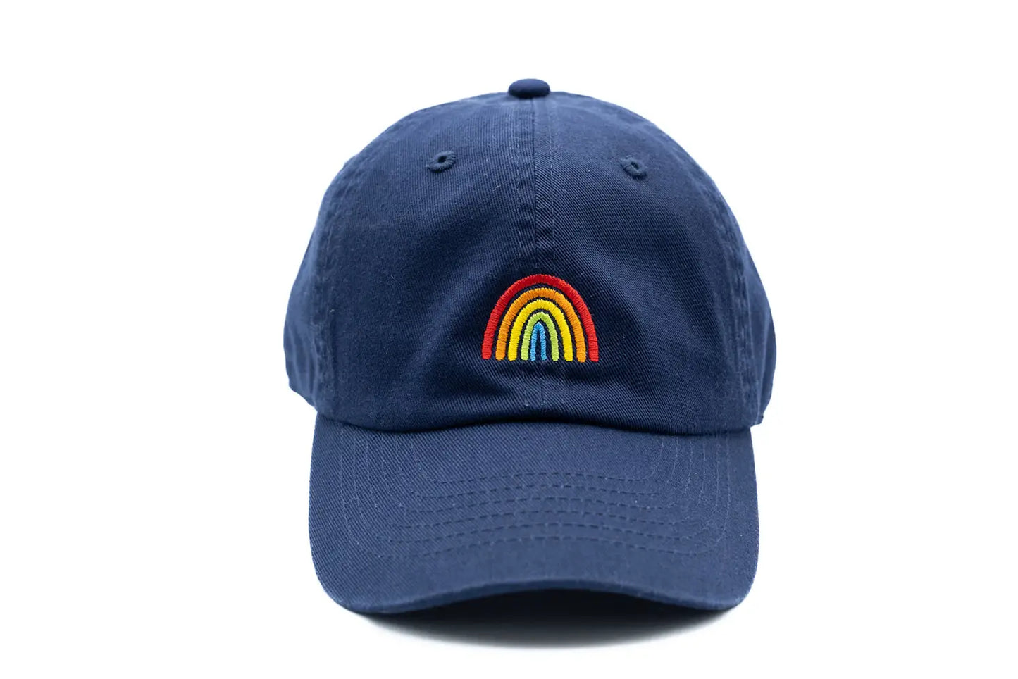 Navy Rainbow Hat - Baby