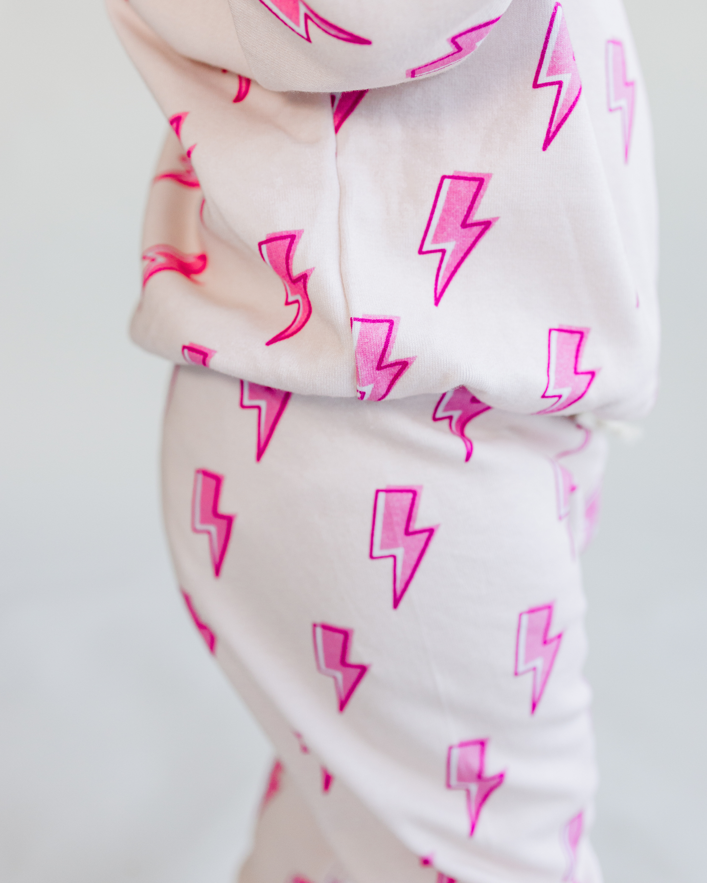 Pink Bolts Baby Jogger Set