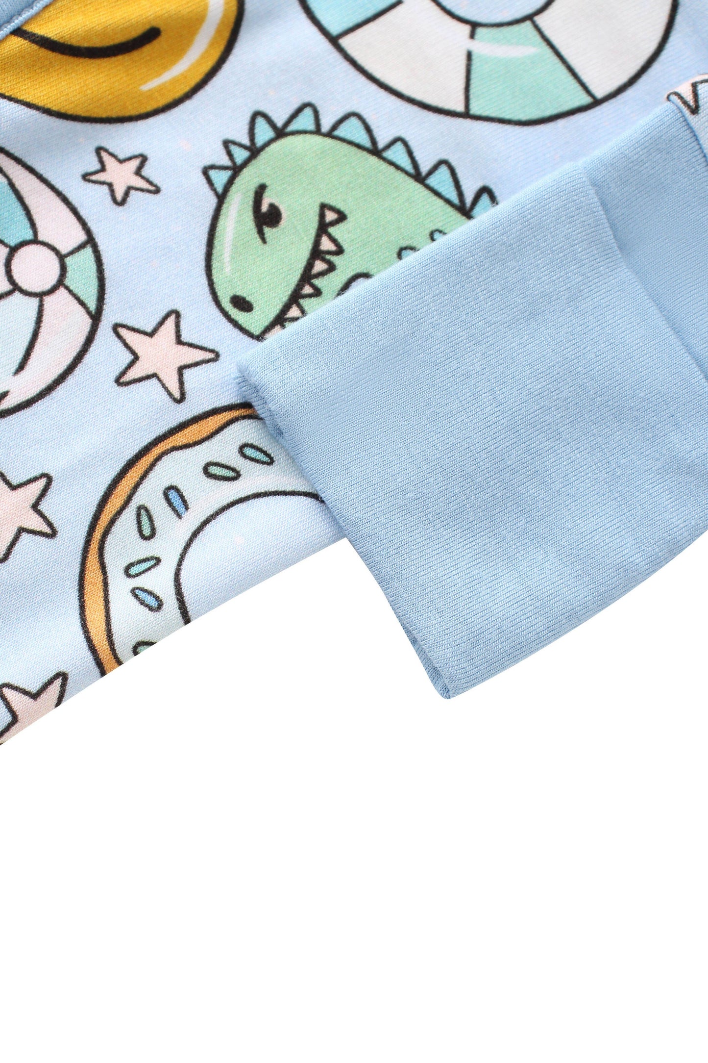 PoshTOT Ocean Fun Bamboo Convertible Zip Romper