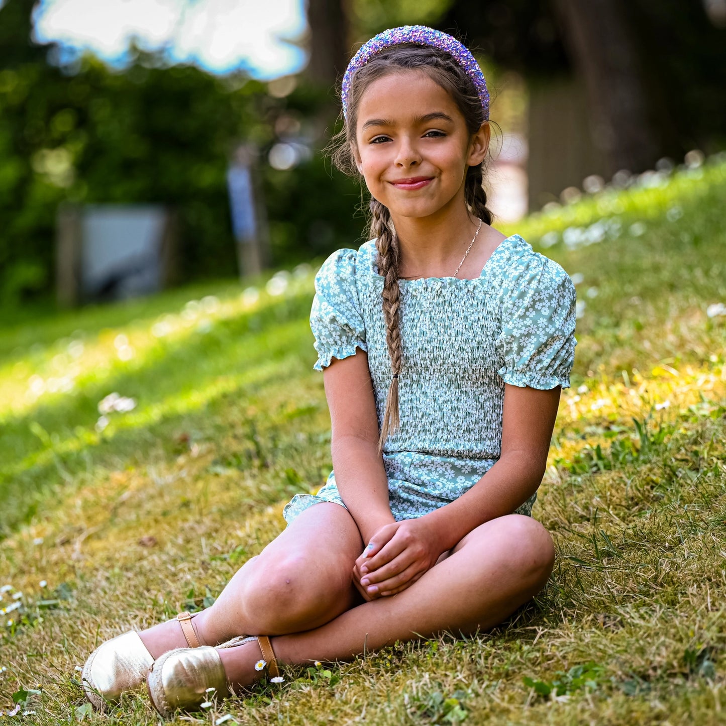 Chunky Sequin Purple Headband