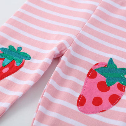 Strawberry Striped Modal Leggings