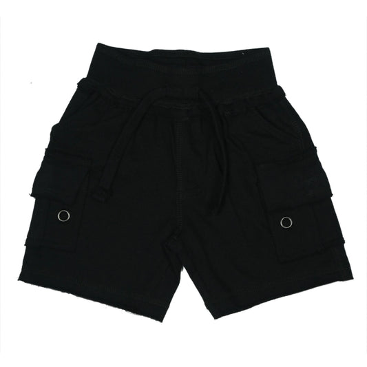 Black Cargo Shorts