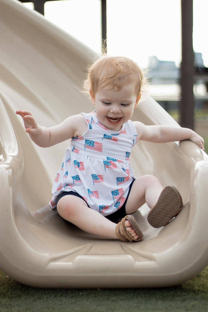 American Flag Bamboo Swing Tunic