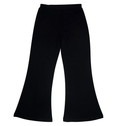Blazing Black Bamboo Flare Legging